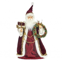 Santa doll, burg, 46 cm